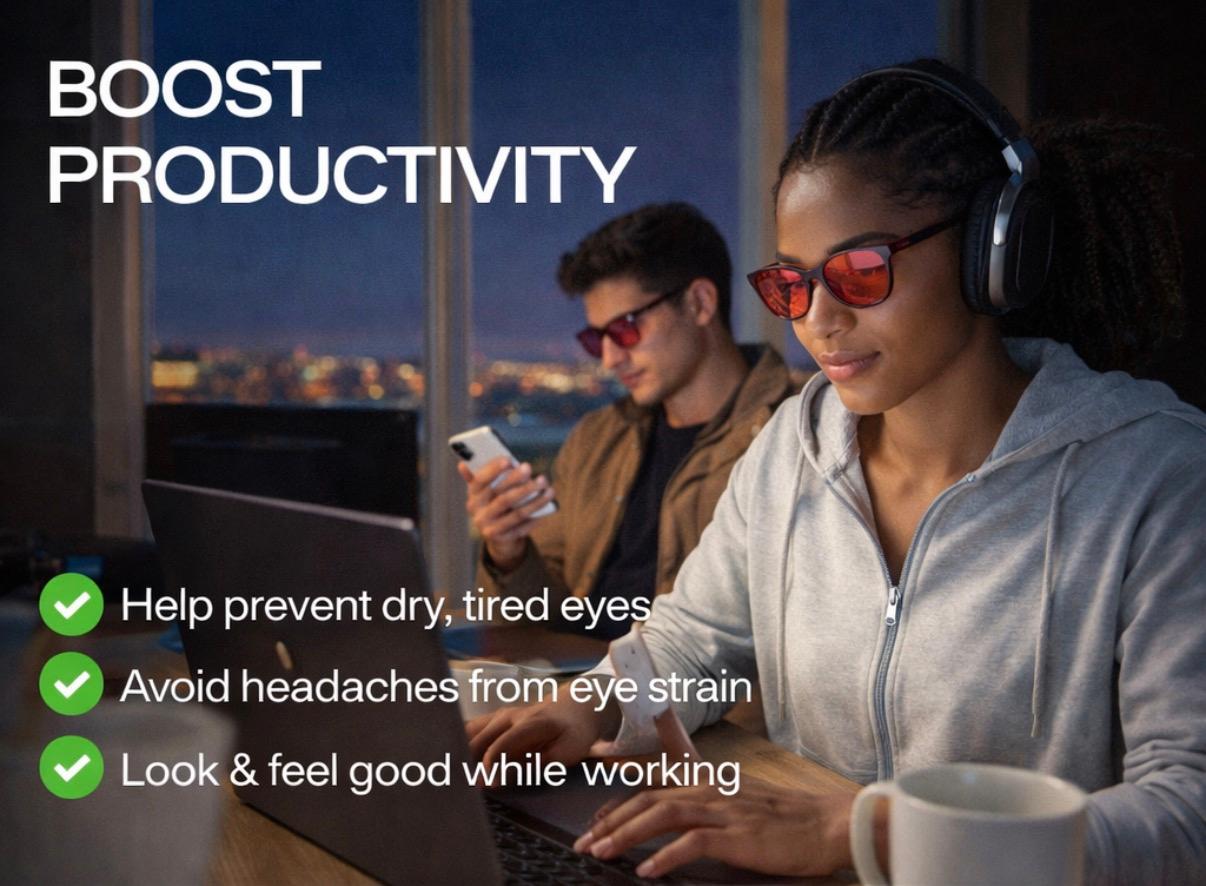 Noctra Unisex Lens blue light glasses