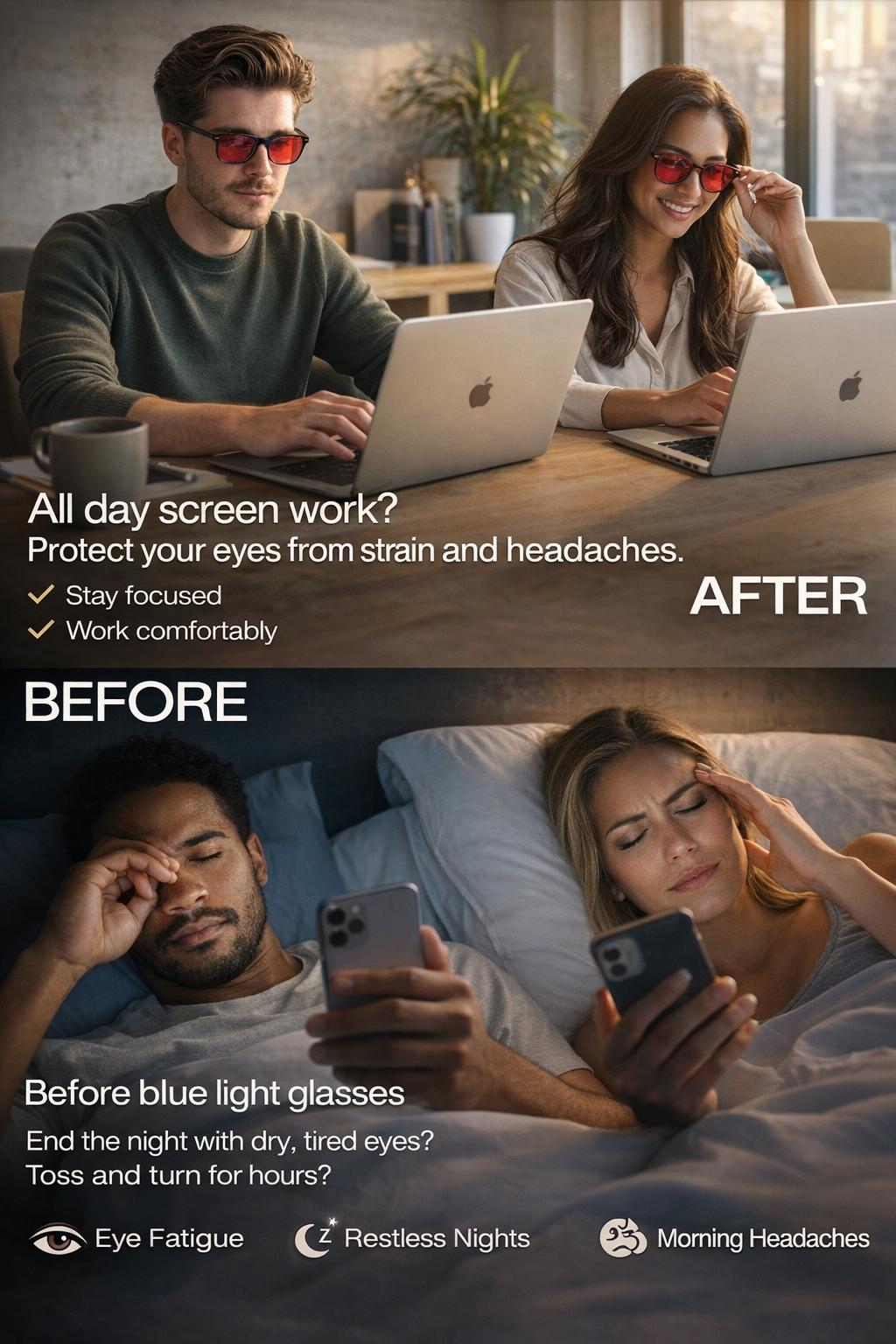 Noctra Unisex Lens blue light glasses